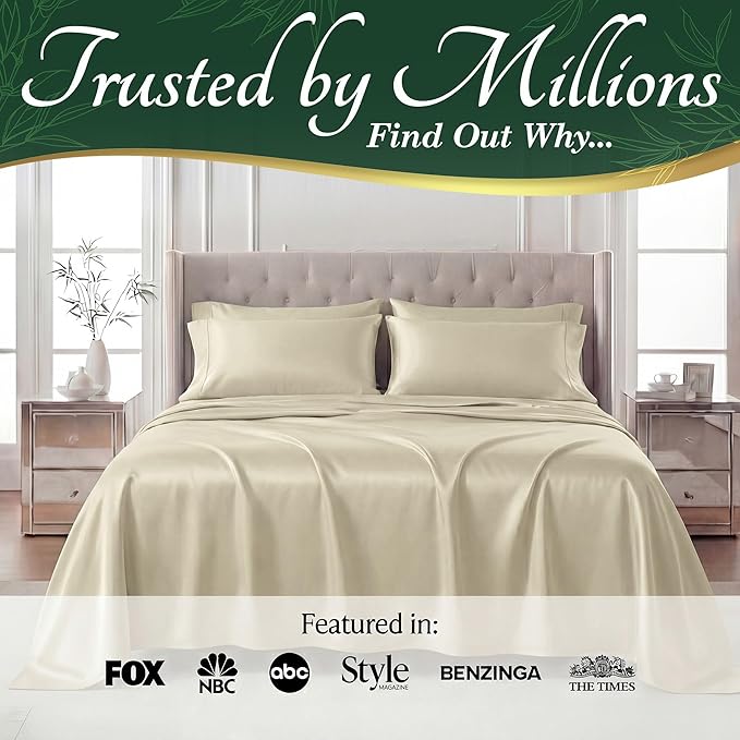 DECOLURE 100% Viscose Derived from Bamboo Sheets Full Size - Image 5