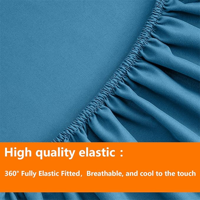 TAIMIT Teal Twin Size Comforter Set - Image 6