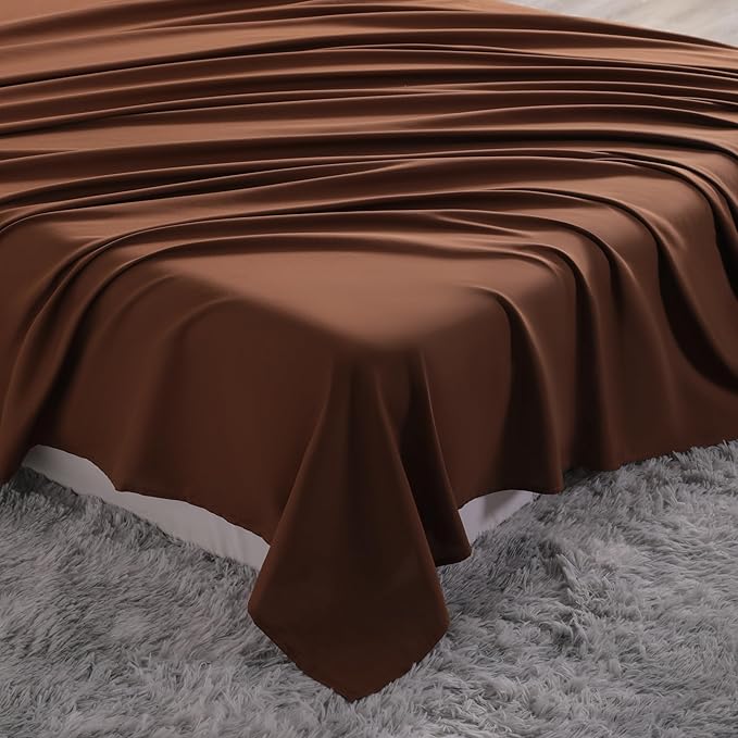 NTBAY Twin Extra-Long Flat Sheet Only - Image 7
