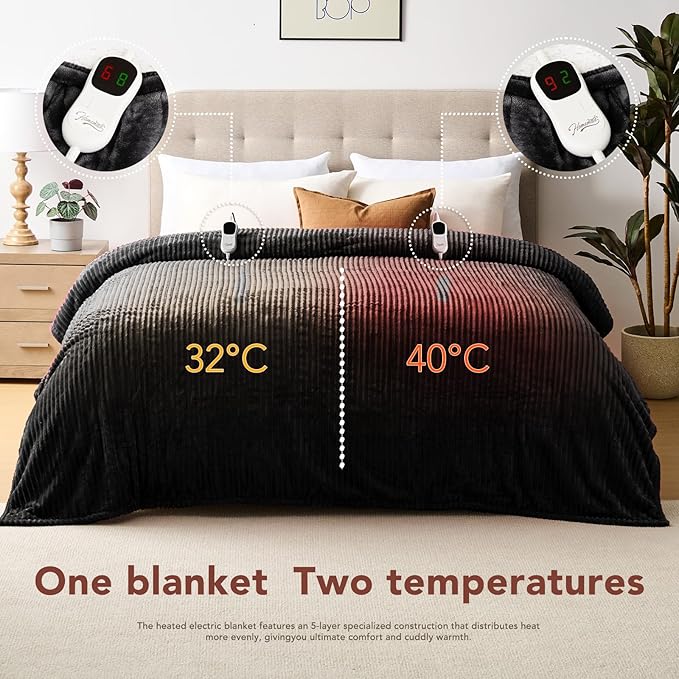 Homemate Electric Heated Blanket Queen Size - Image 8