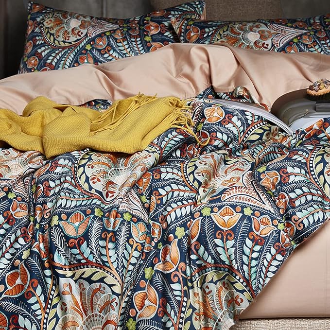 Cupocupa Queen Duvet Cover Set, Modern Industrial Luxury Bedding - Image 3