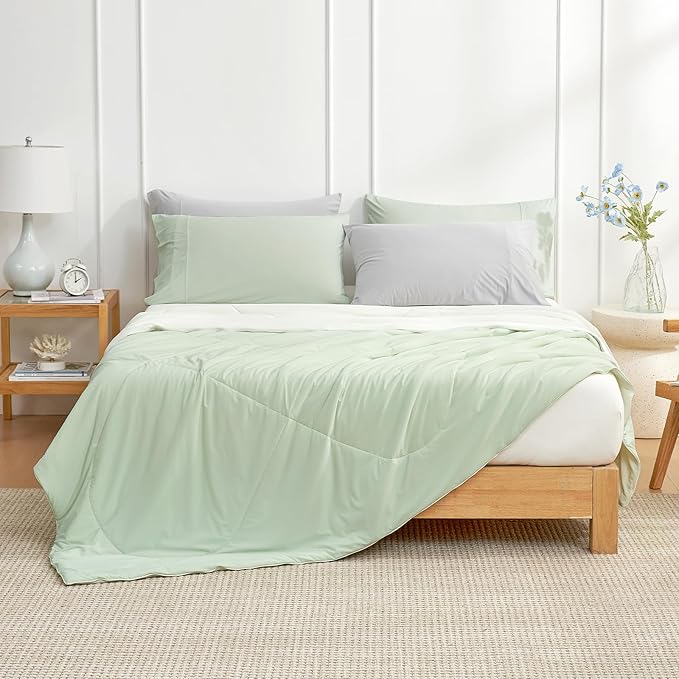 Cozy Bliss Cooling Comforter Twin Size, Cooling Blankets - Image 2