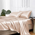 MR&HM Satin Bed Sheets, Full Size Sheets Set by MRHM