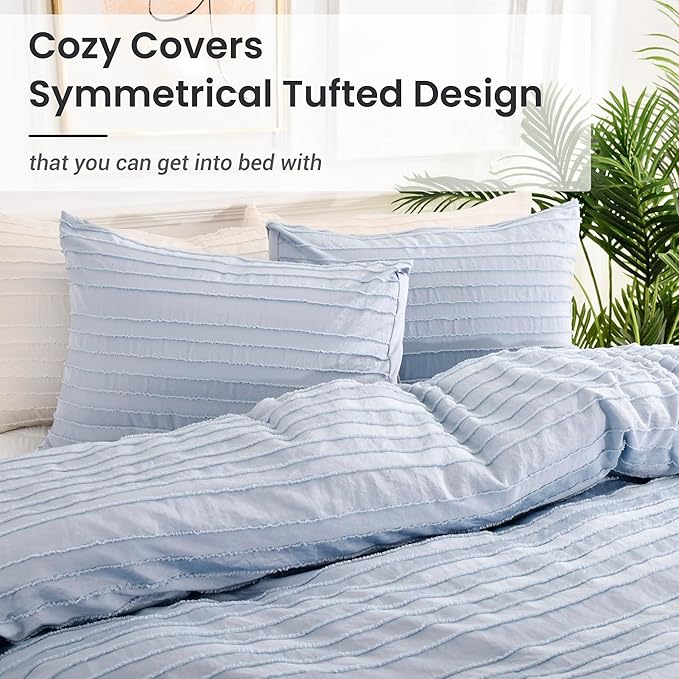 NEXHOME PRO Duvet Cover Full, Soft and Lightweight 100% Washed Microfiber - Image 6