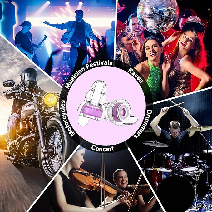 High Fidelity Concert Earplugs for Concerts Musicians，Earplugs for noise - Image 6