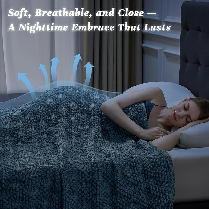 Anysay Knitted Weighted Blanket - Image 2