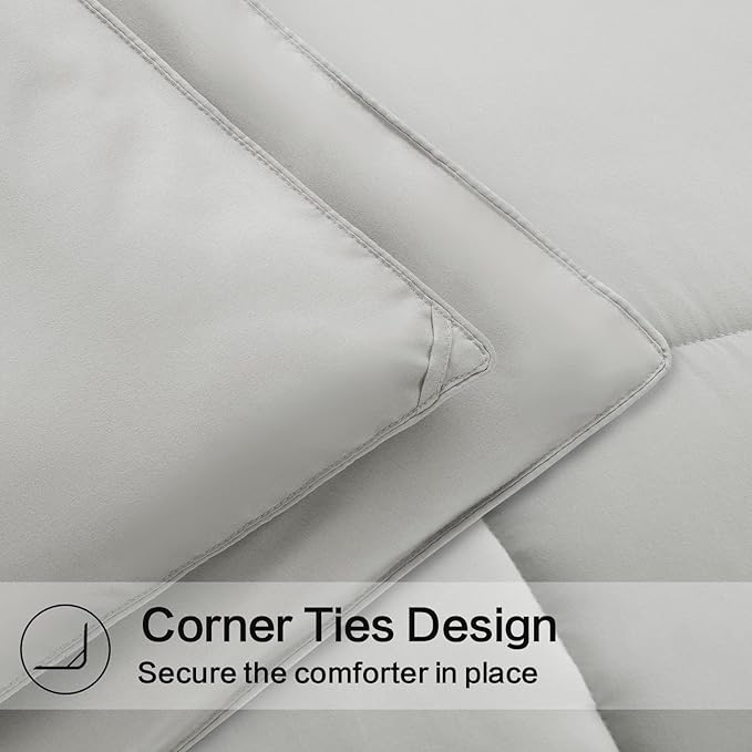 EASELAND King Size Down Alternative Comforter - Image 6
