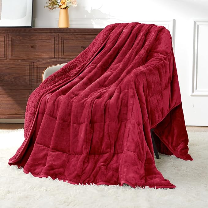 Uttermara Weighted Blankets for Adults Queen Size, 15lbs 60x80 inches Blanket by Uttermara
