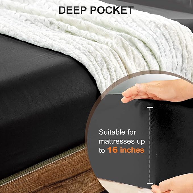 FreshCulture King Fitted Sheet Only 2 Pack - Image 4