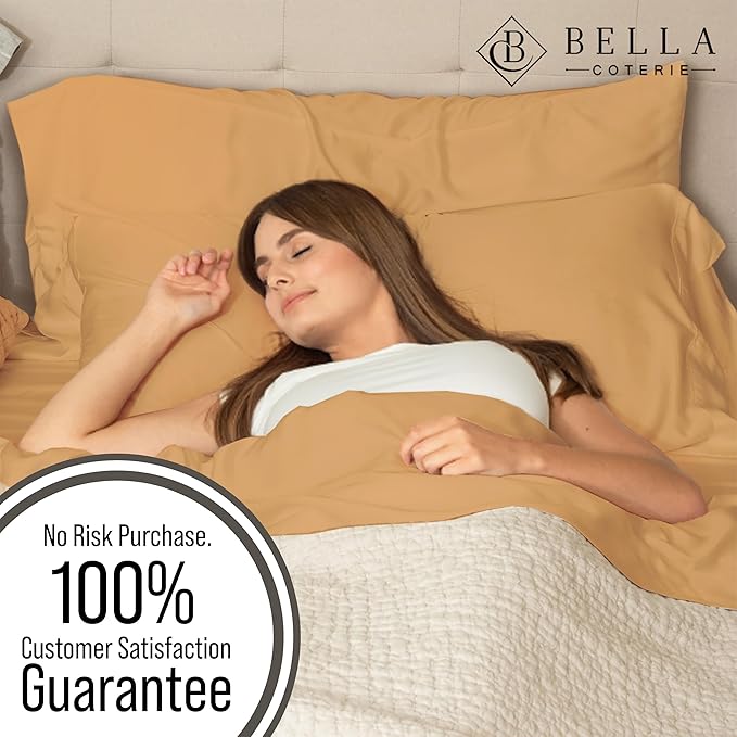 Bella Coterie | Luxury Bamboo Viscose King Size Pillowcase Set | 100% - Image 5
