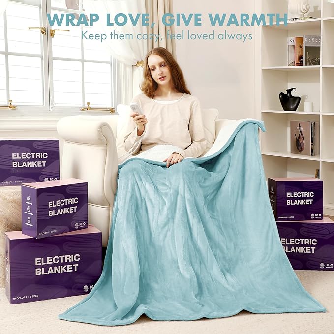 Electric Blanket Heated Throw 50" x 60" - Image 8