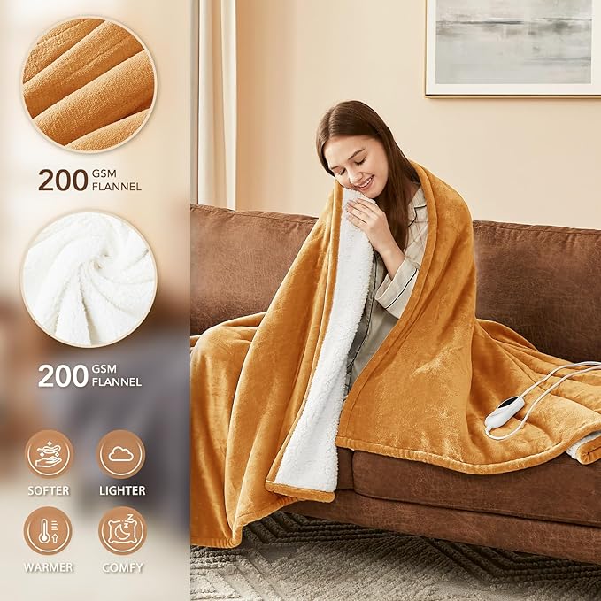 Homemate Electric Heated Blanket King Size - Image 2