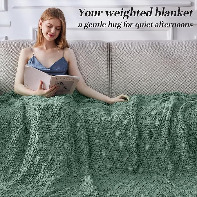 Anysay Knitted Weighted Blanket - Image 4