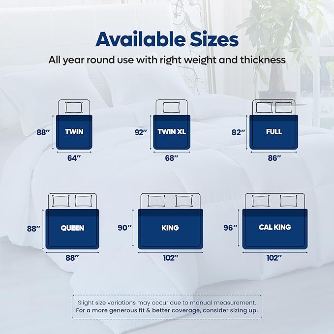 Utopia Bedding Comforters Queen Size, All Season Duvet Insert, Down Alternative - Image 8
