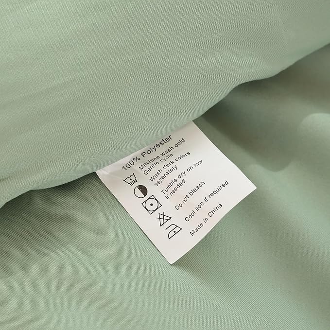 ROSGONIA Oversized Queen Comforter Sage Green - Image 8