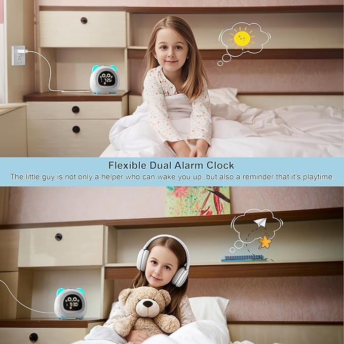 ANALOI Alarm Clock for Kids, Ok to Wake Clock for Kids - Image 4