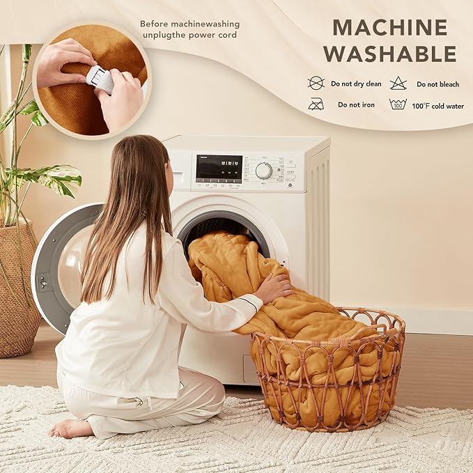 Homemate Electric Heated Blanket Queen Size - Image 7