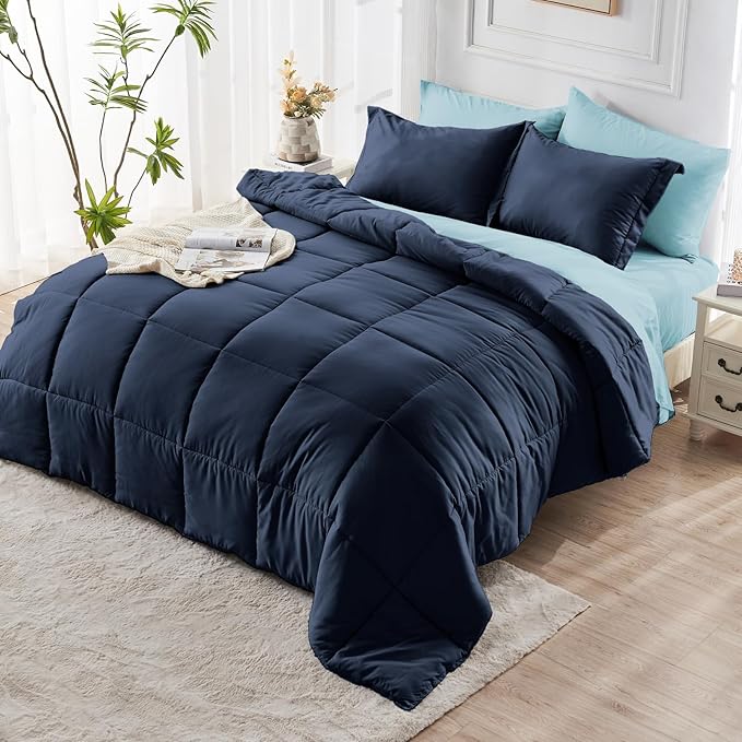 JOLLYVOGUE Twin XL Comforter Set, Ultra-Soft Bed in a Bag Twin XL Size 5 Pieces - Image 9