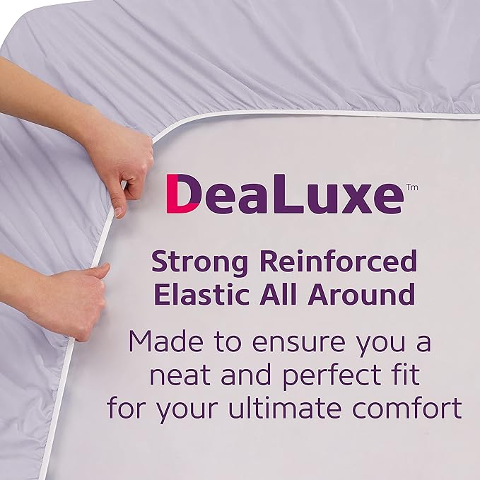 Lovely Joyful Feel Twin Deep Pocket Fitted Sheet 21' Twin Size Perfectly Fits - Image 4