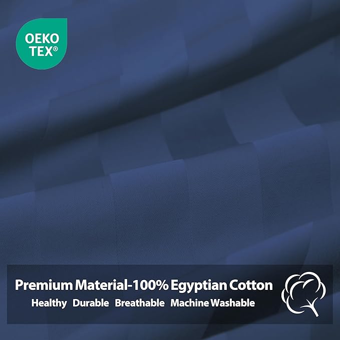 100% Egyptian Cotton Fitted Sheet CK Size, 600 Thread Count, Single Fitted - Image 4