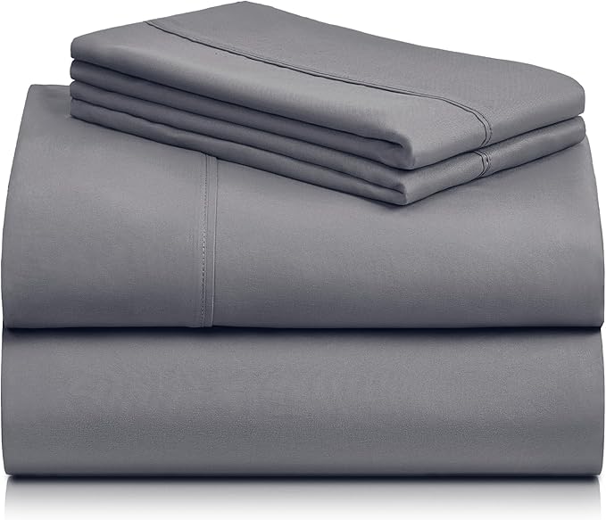 LuxClub 3 PC Twin XL Sheet Set, Deep Pockets Wrinkle Free Cooling Bed Sheets - Image 9