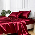 MR&HM Satin Bed Sheets, Twin XL Size Sheets Set by MRHM