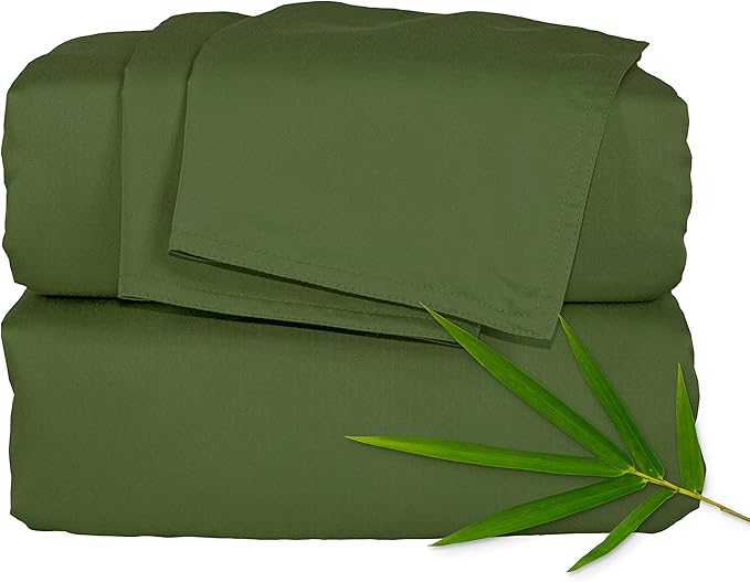 Pure Bamboo Queen Sheets, Genuine 100% Organic Viscose Derived from Bamboo Bed by PureBamboo