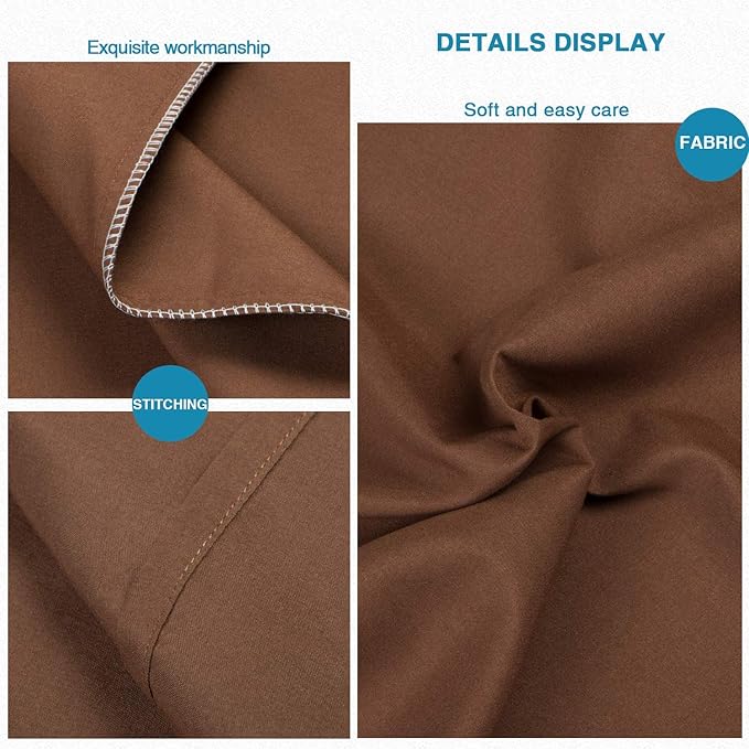 FLXXIE Pillow Cases Queen, Soft Microfiber Pillow Covers - Image 2