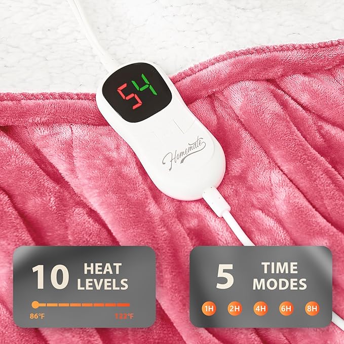 Homemate Electric Heated Blanket Twin - Image 4