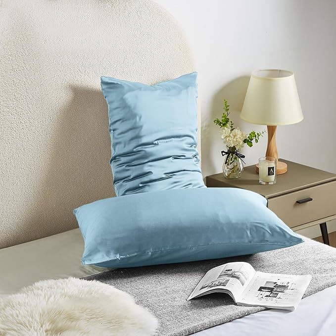 Silk Pillowcase for Hair and Skin Mulberry Silk Pillowcase Soft Breathable - Image 2