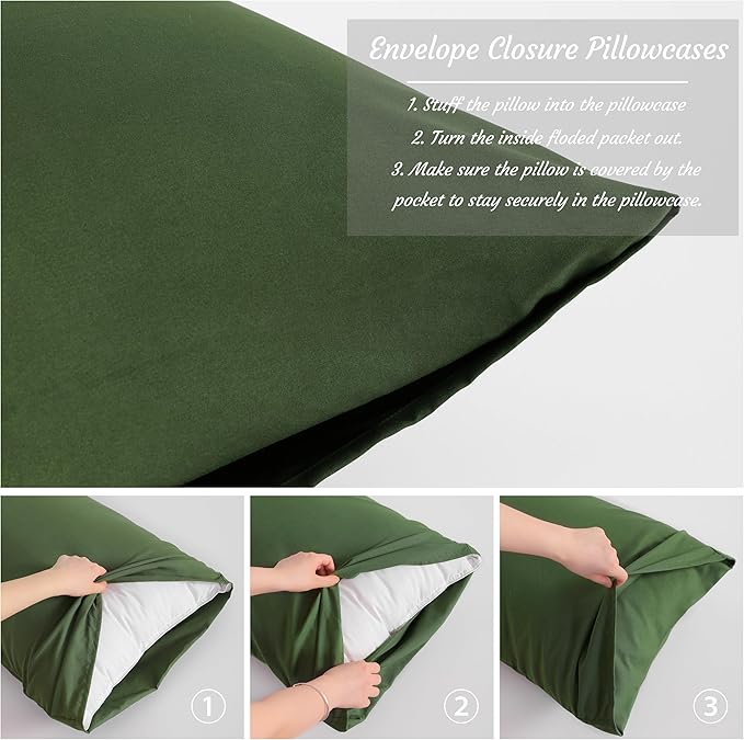 NTBAY Toddler Pillow Cases Set of 2, 2 Pack Brushed Microfiber 14x20 Pillow - Image 4