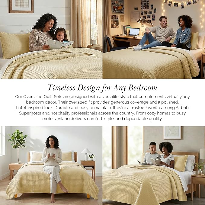 Southshore Fine Living, Inc. King Quilt Bedding Set, Lightweight Quilt - Image 7