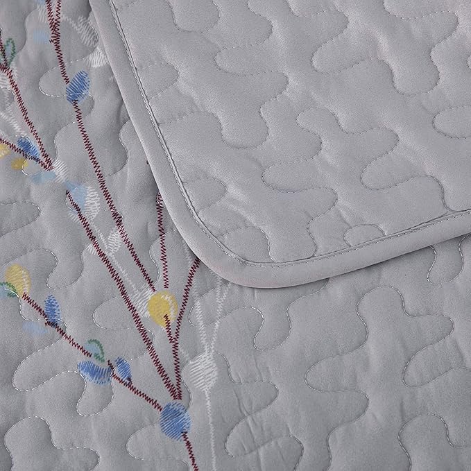Exclusivo Mezcla Reversible Boho Quilts Queen Size - Image 5