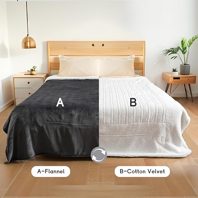 Heated Blanket Electric Blanket Queen Size 84''x90'' - Image 7