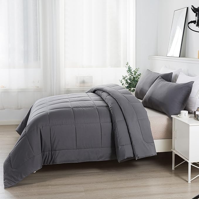 DOWNCOOL King Size Comforter Set -All Season Bedding Comforters Sets - Image 7