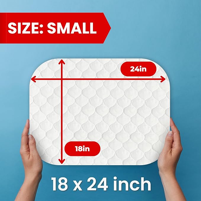 RMS Ultra Soft 4-Layer Washable and Reusable Incontinence Bed Pad - Image 2