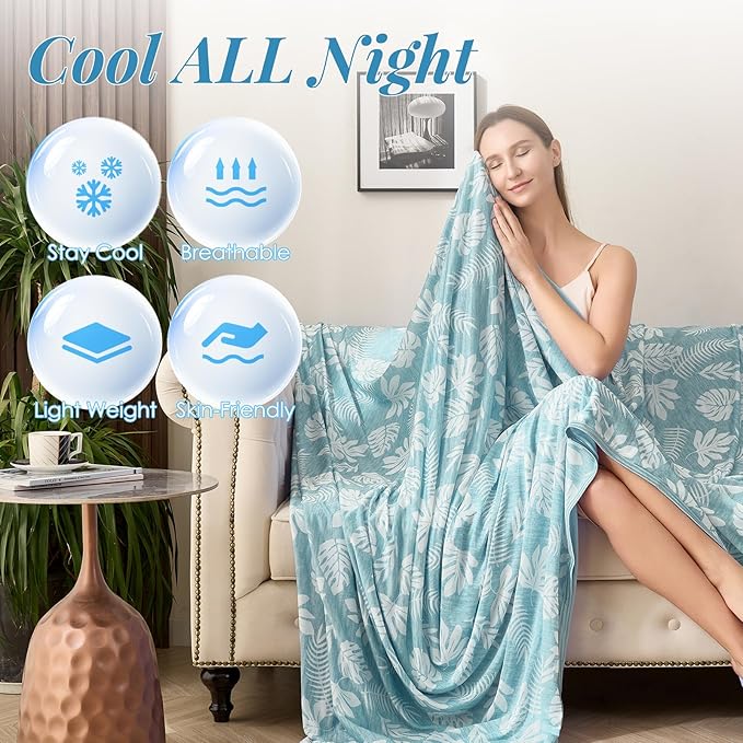 OIGAE Cooling Blanket for Hot Sleepers - Image 2