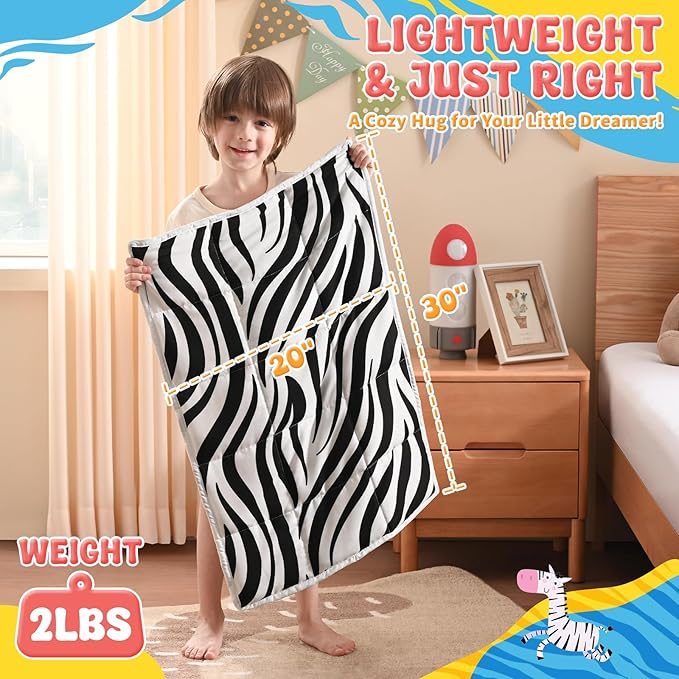 anfie Weighted Lap Pad 2 Pounds, Weighted Blanket Kids Cooling Blanket - Image 4