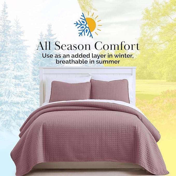 Southshore Fine Living, Inc. Oversized King Quilt Set, Lavender Quilt Bedspread - Image 9