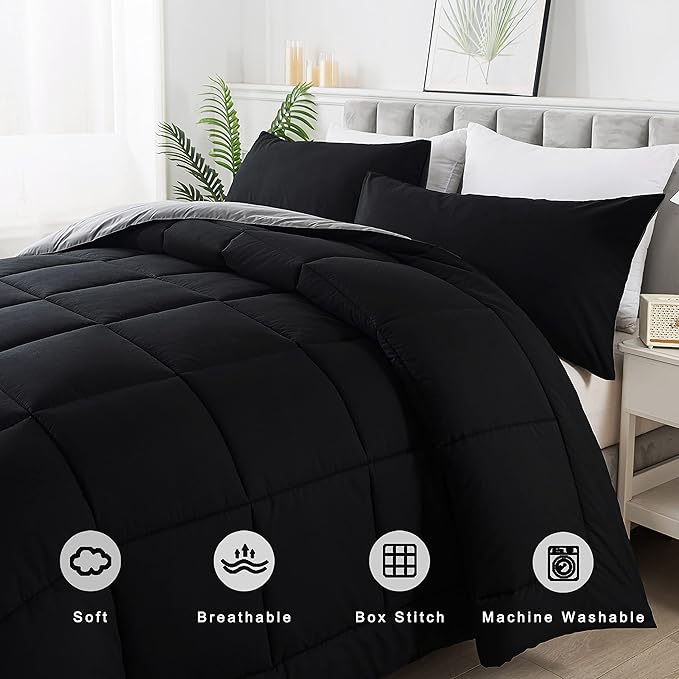DOWNCOOL Twin Comforter Set -All Season Bedding Comforters Sets - Image 3