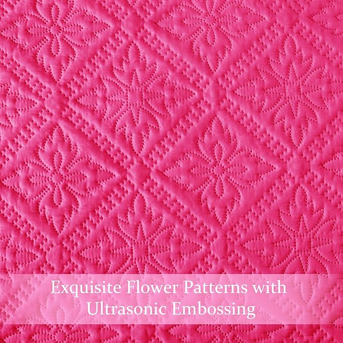 Exclusivo Mezcla Queen Quilt Bedding Set, Lightweight Soft Bedspreads Coverlets - Image 5