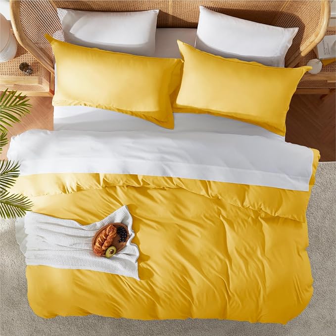 Nestl Yellow Duvet Cover King Size - Image 5