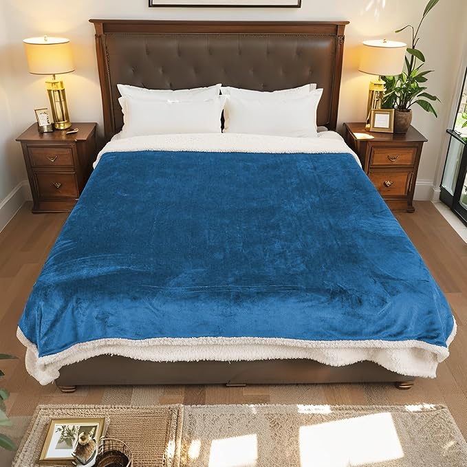 LaffyLo Electric Heated Blanket Twin Size 62 x 84, Fast Heating Blanket - Image 2