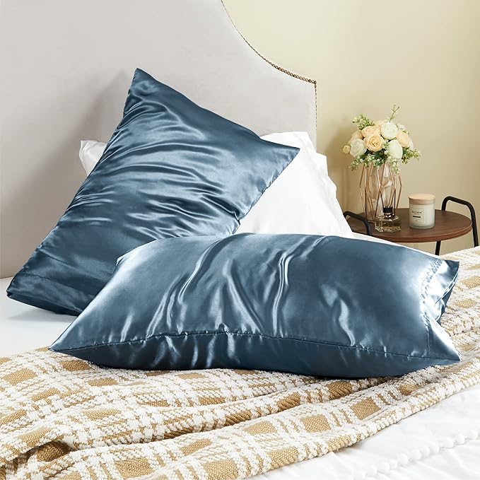 BEDELITE Satin Pillowcase for Hair and Skin, Super Soft and Cooling Similar to - Image 8