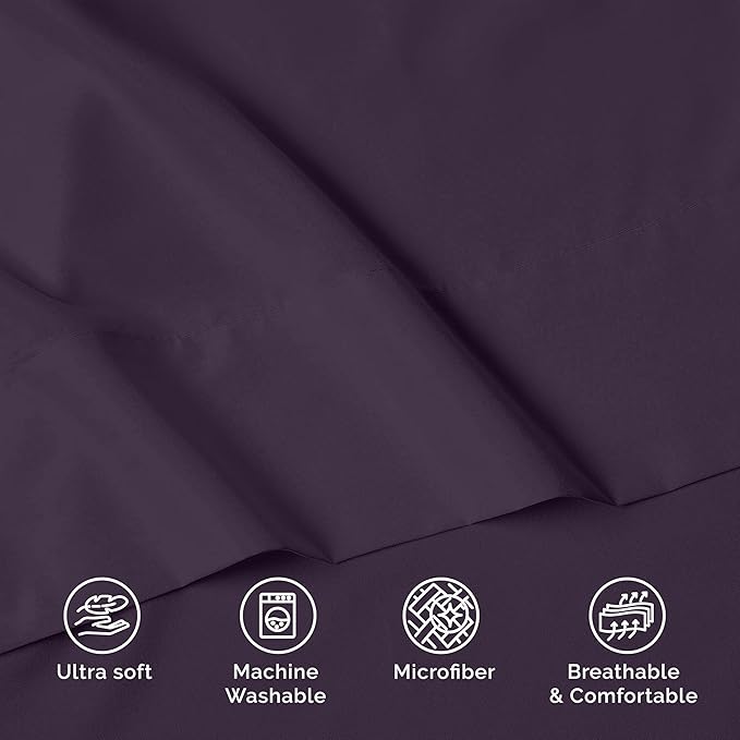 Luxury Flat Sheet on Amazon Elegant Comfort Wrinkle-Free 1500 Premier Hotel - Image 8