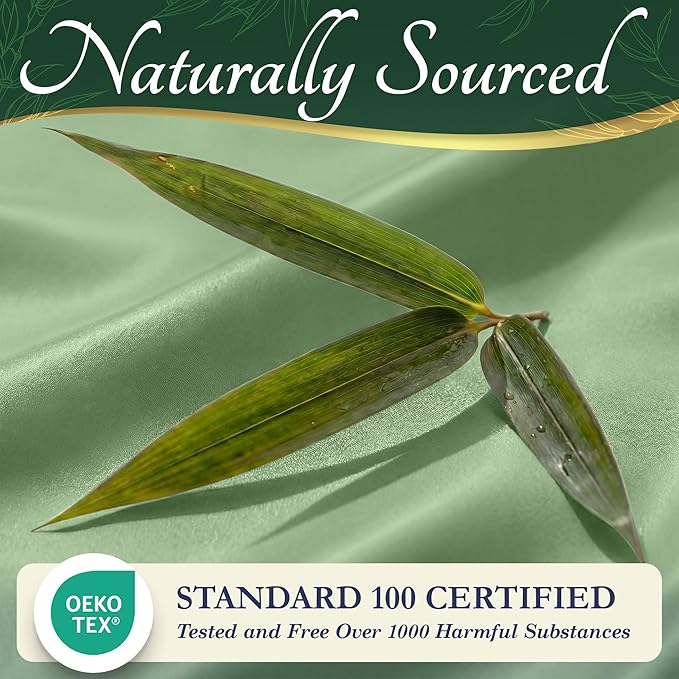 DECOLURE 100% Viscose Derived from Bamboo Sheets Queen Size - Image 7