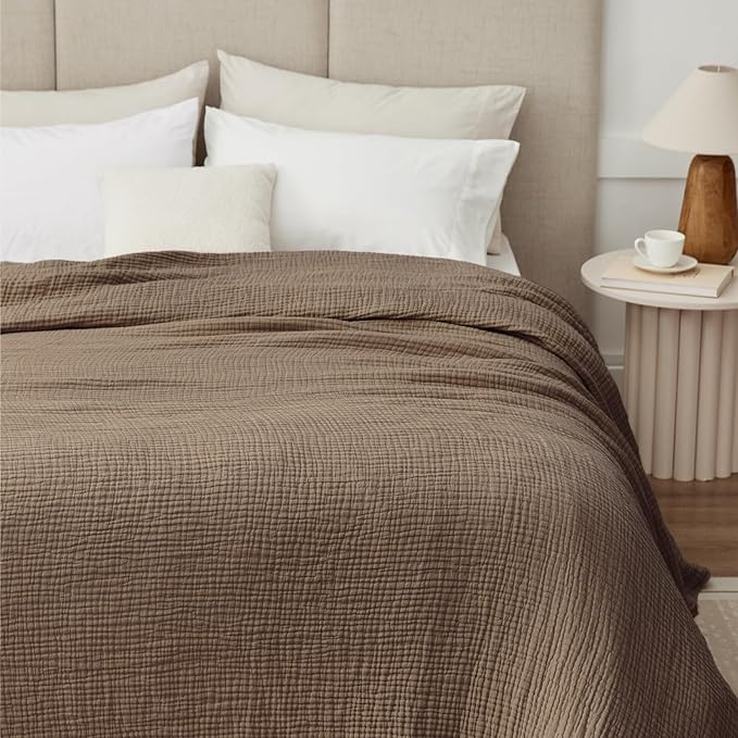100% Cotton Muslin Blanket Large 50"x 70", Breathable and Lightweight Cotton - Image 7