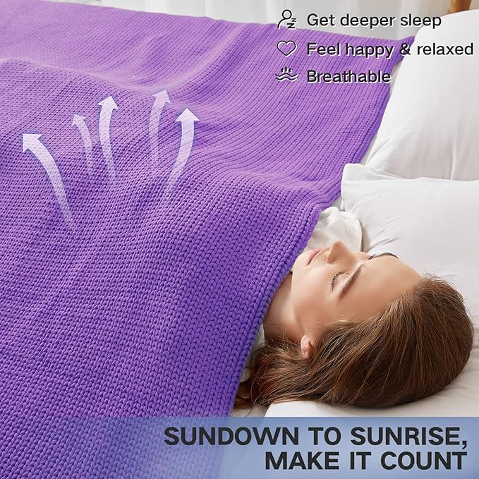 Guohaoi Knitted Weighted Blanket - Image 5