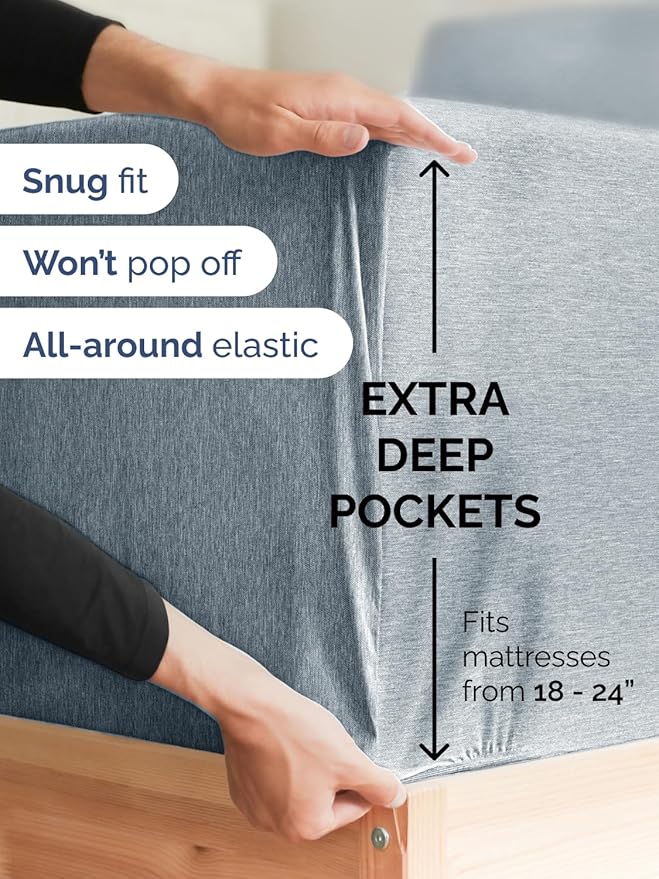 Extra Deep Cal King Fitted Sheet - Image 2