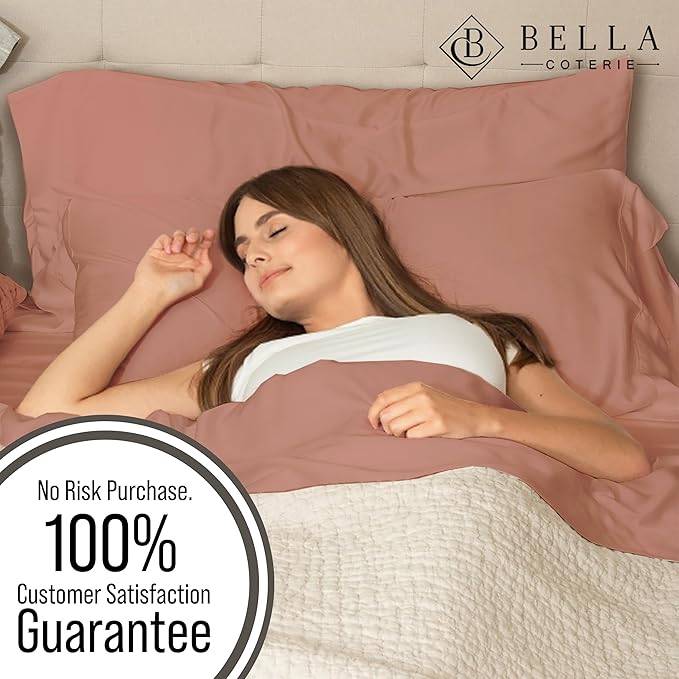 Bella Coterie | Luxury Bamboo Viscose King Size Pillowcase Set | 100% - Image 5